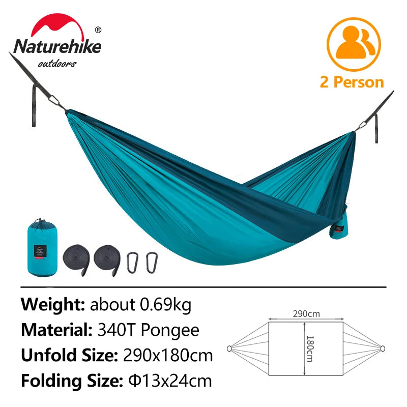 Nature Simplified Pro Hammock — Ultralight Camping Hammock with Tree Straps