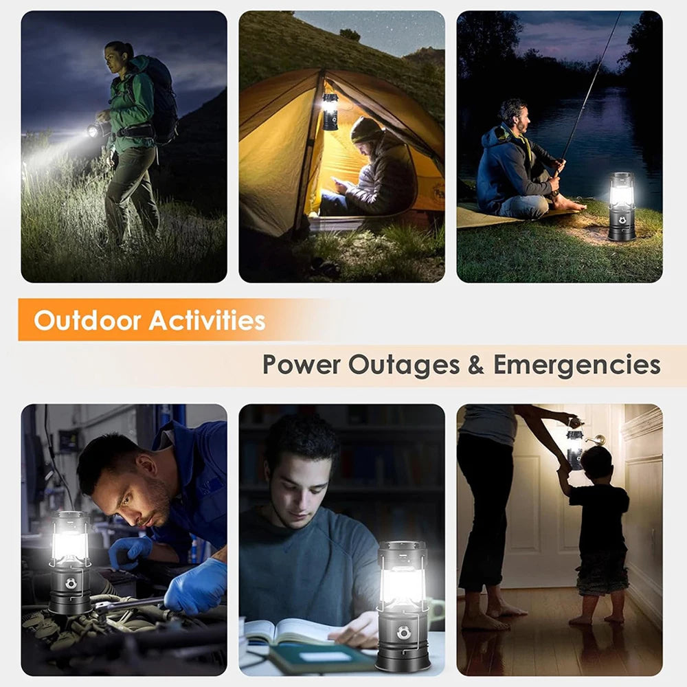Nature Simplified Solar Lantern — Rechargeable Waterproof Camp Light