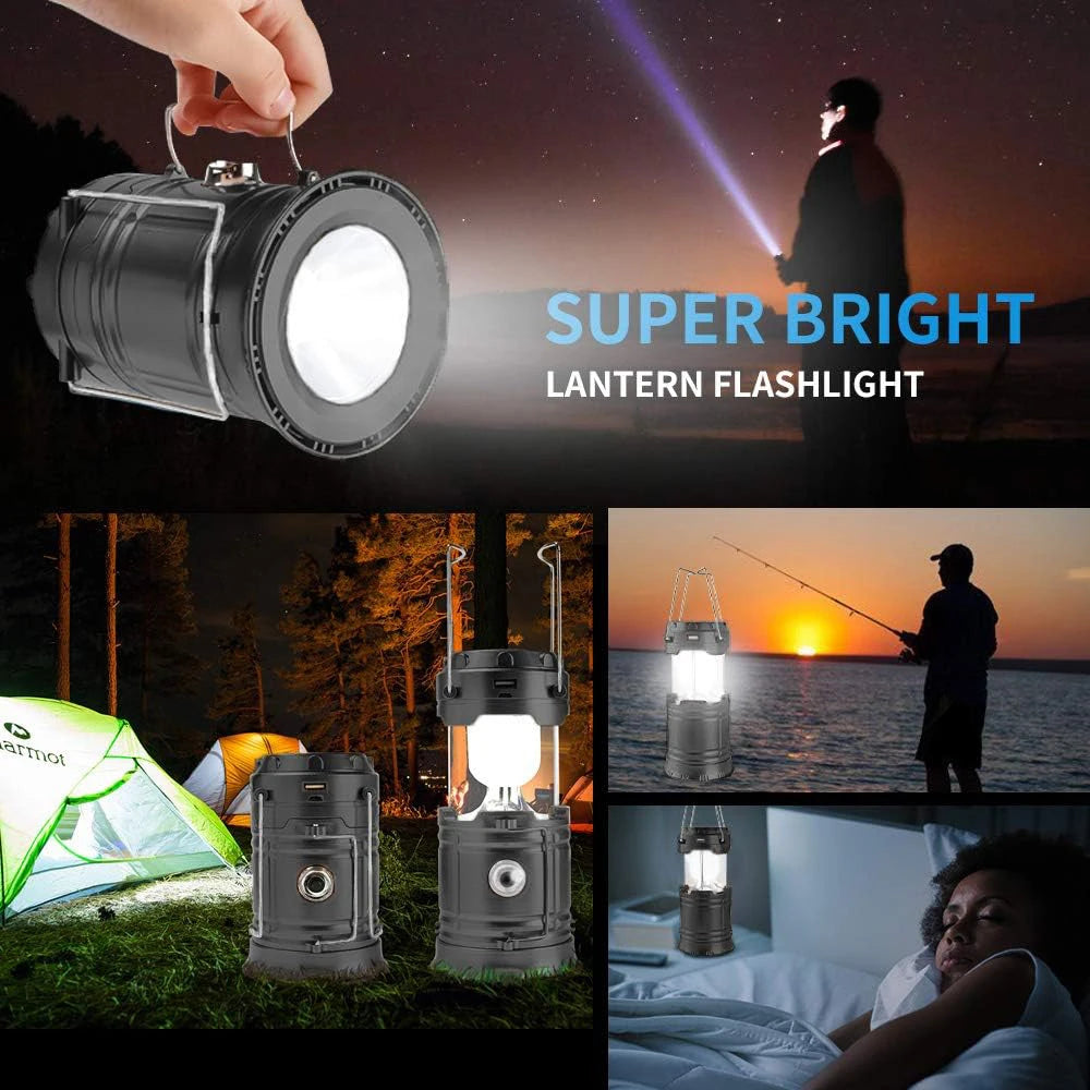 Nature Simplified Solar Lantern — Rechargeable Waterproof Camp Light