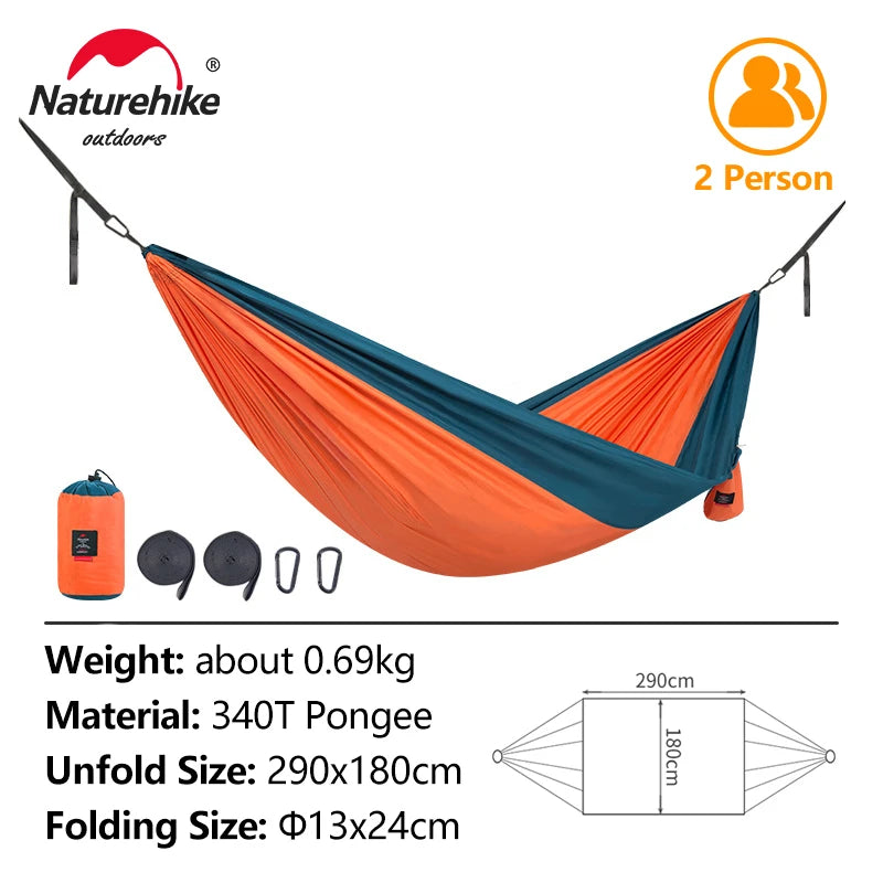 Nature Simplified Pro Hammock — Ultralight Camping Hammock with Tree Straps