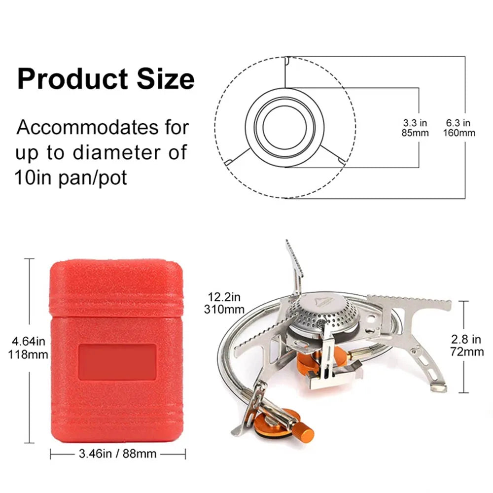 Nature Simplified Pocket Stove — Foldable Backpacking Camp Stove