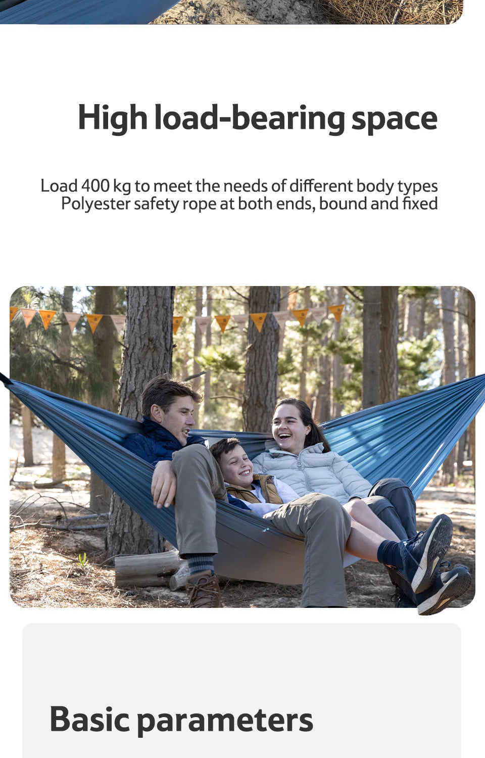 Nature Simplified Pro Hammock — Ultralight Camping Hammock with Tree Straps